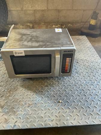 SOLWAVE COMMERCIAL MICROWAVE – 1000W – STAINLESS 1