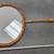 Vintage oval Wall mirror antique goldish color 1 thumbnail