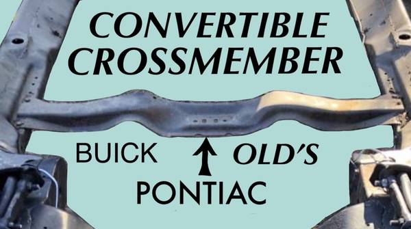 Transmission Crossmember Convertible GS GTO 442 Clean Solid GM Part 1