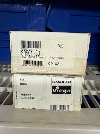 New - Viega ProRadiant #18033 pump and boiler relay 1