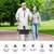 Costway Foldable Aluminum Alloy Walker Wheel Walking Frame W/ Seat & Armrest Pad 4 thumbnail