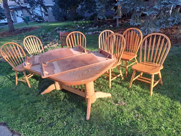 Table and 8 chairs 1