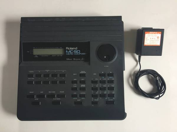 ROLAND MC-50 MICRO COMPOSER + 23 FLOPPY DISKS, MANUALS, POWER ADAPTER - $240 (SE Portland)63471430577539121