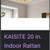 BOHO RATTAN AND STEEL FAN LIGHT - ALLNEW 3 thumbnail