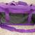 Purple Pet Carrier. Fleece covered removable hard bottom. Shoulder&han 6 thumbnail