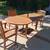 Gloster teak patio table and Gloster chairs 3 thumbnail