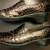 WOMEN's Clarks Bendables Brown Croc Faux Patent Leather LOAFERS-9W 2 thumbnail