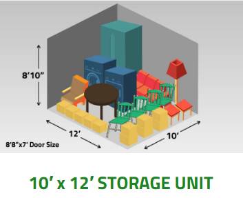 $150 / 120ft2 - Unidad de almacenamiento de 10x12 – ¡1er mes GRATIS! (Eatonville)63688497703427121
