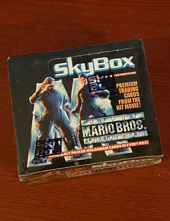1993 Skybox Super Mario Brothers Bros Factory Sealed Box Packs