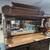 Antique Mirrored Buffet Top / Back Bar 1 thumbnail