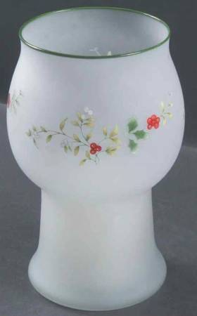 Christmas Decor Pfaltzgraff Winterberry floating candle holder gift 1