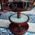 ACCENT TABLE; UNIQUE 3-TIER GLASS & WOOD 1 thumbnail