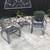 3 Piece Iron Patio Conversation Set. Table and 2 Chairs. 3 thumbnail
