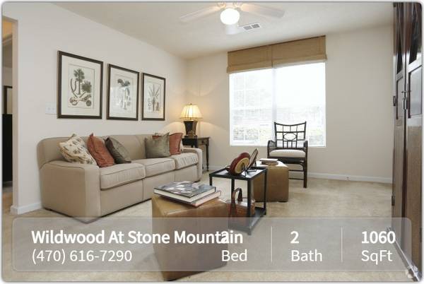 $1,297 / 2br - 1060ft2 - Our splendid view is a delight - see this 2 bed 2 bath for yourself! (Stone Mountain - Stone Mountain)63921561477635120