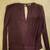 Like New Topshop Maroon Ribbed Bodysuit Size 2 3 thumbnail
