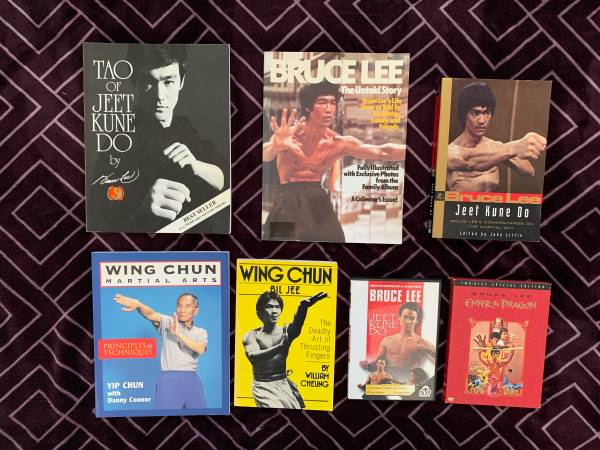 Bruce Lee, Wing Chun & Jeet Kune Do books & DVD's - books