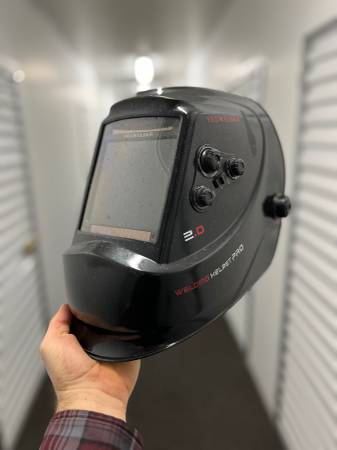 YESWELDER Auto Darkening Hood Welding Helmet, Blue Light Blocking 1