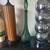 Vintage Empoli Green Bubble Decanter 1 thumbnail