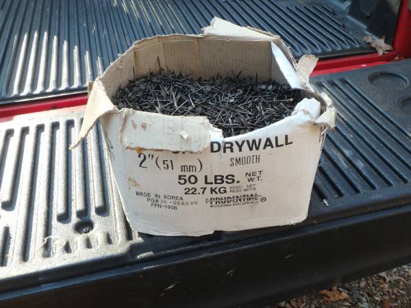 50 lbs 2 inch  Drywall Nails/Best Offer 1
