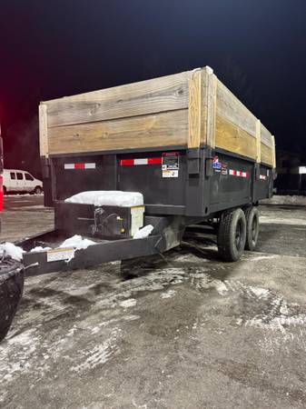 7x12 2018 HAWKE DUMP TRAILER 1