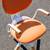 APRICOT LEATHER MODERN TASK CHAIR - ALLNEW 3 thumbnail