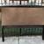 Queen size faux leather headband wood legs 5 thumbnail