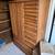 Vintage Wood Wardrobe Cabinet Armoire 2 thumbnail
