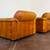 1970s cognac leather italian arm chairs 10 thumbnail