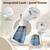 Portable Steamer for Clothes, 20s Fast-Heat Handheld Garment Steamer w 6 thumbnail