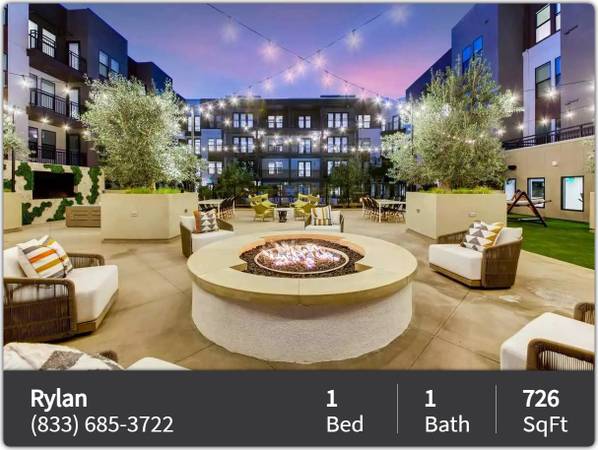 $2,579 / 1br - 726ft2 - Convenient full size washer/dryer in your new 1 bed, 1 bath! (Vista)63701665871105121