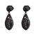 Alexis Bittar Women's Black Crystal-Encrusted Pave Pod Drop Post Earring 1 thumbnail