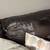 FREE - 2 brown faux leather couches 6 thumbnail