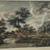 Village with Waterfall Print by Hobbema - 39 ½x2x41 ½” 6 thumbnail