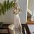 Vintage Porceval Spain 13” Tall Figurine Woman with flowers and a basket 2 thumbnail