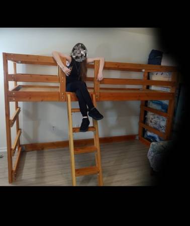 Loft bed Twin Solid wood - 1