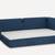 Shift Sleeper Sofa Blue Like New 1 thumbnail