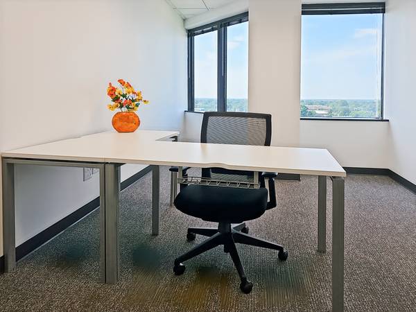 Office space with a polished, professional feel 1