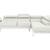 2 Piece Contemporary White Sectional 2 thumbnail