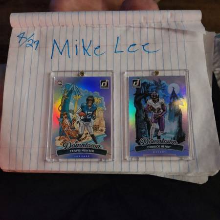 : Donruss Downtown Duo — Travis Hunter RC + Derrick Henry Downtown 1