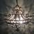 Crystal Chandelier by TI 3-Lights Farmhouse English Bronze 19"diameter 3 thumbnail