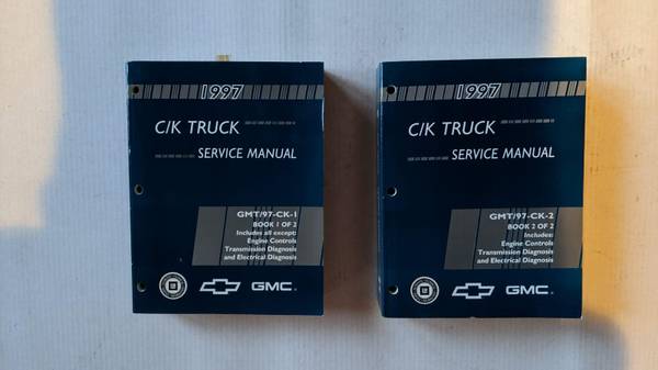 New Set of Two 1997 C/K Truck Service Manuals 1