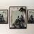 Set of 3 Vintage 1950s Silhouette Glass Pictures NEW in Boxes Romantic 11 thumbnail