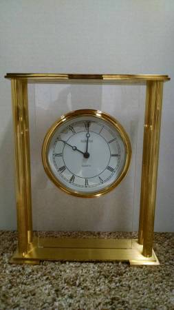 Brass Mantel / Shelf Clock 1