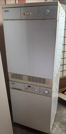 Used Miele Stacked Washer/Dryer 1