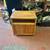 Wood microwave stand/cabinet on casters or small TV stand 2 thumbnail