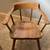 A Brandt Ranch Oak Folding Round Dining Table & 4 Captain's Chairs Aco 8 thumbnail