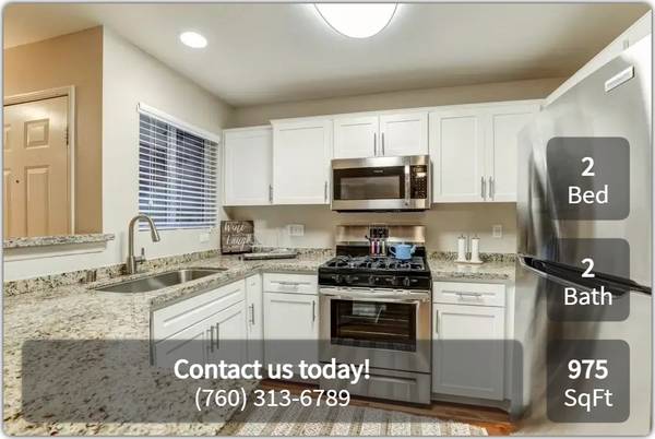 $2,562 / 2br - 975ft2 - Come home to a getaway - every day! Resort-style 2 bed, 2 bath! (Palm Springs - Near Palm Springs Strip)63686282549507120