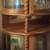 Curio Vintage Hand Carved Walnut Finish 3 thumbnail