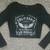 Black graphic crop top 1 thumbnail