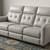 DISCOUNTED PRICE FOR TODAY Gray leather recliner couch in Great Condit 1 thumbnail